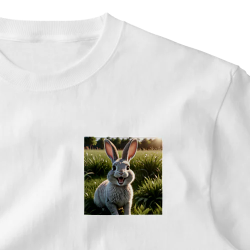 ほほえむウサギ One Point T-Shirt