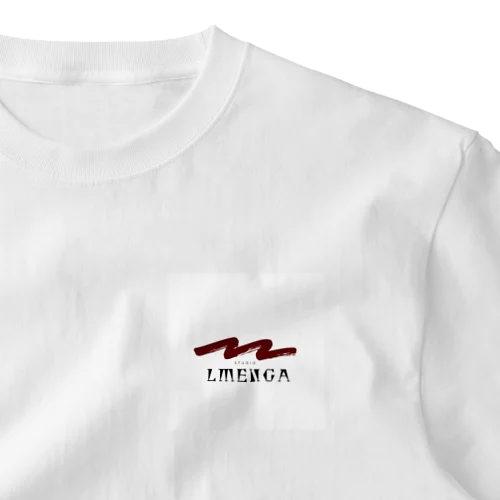 LMENGAホワイト ワンポイントTシャツ