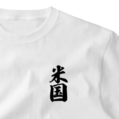 米国 ワンポイントTシャツ