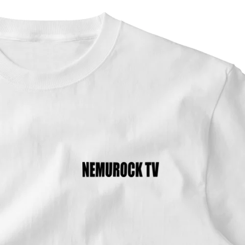 NEMUROCK TV （ブラック ロゴ） One Point T-Shirt