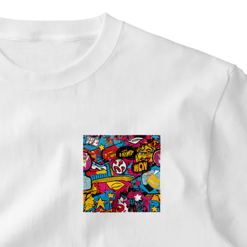 ポップアート ワンポイントTシャツ