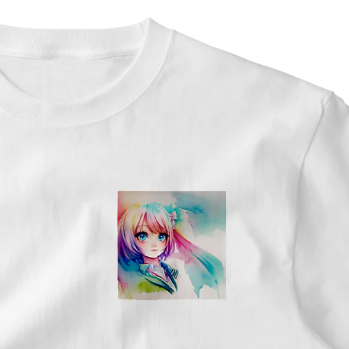 夢見る少女(水彩) ワンポイントTシャツ