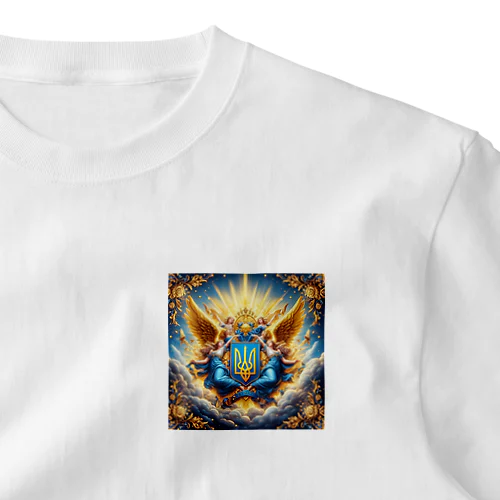 Renaissance  16世紀　エンジェル　ウクライナ🇺🇦🔱 One Point T-Shirt