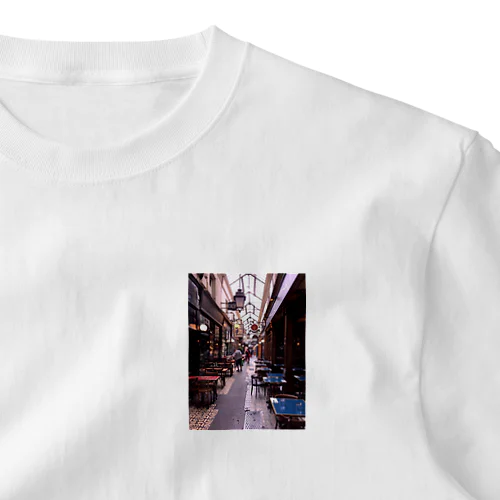 パリのパッサージュ ワンポイントTシャツ