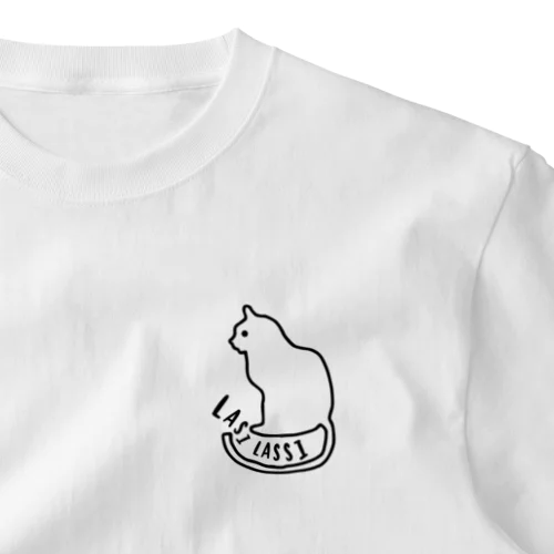 LASI CAT ワンポイントTシャツ