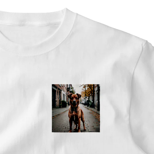 強くて独立心旺盛な犬を写した素敵な写真🐕✨ One Point T-Shirt