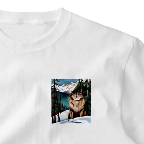 I live in Snow Mountain. One Point T-Shirt