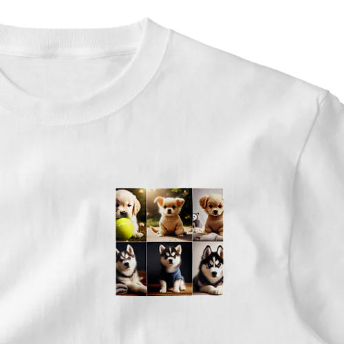 愛らしい犬たち One Point T-Shirt