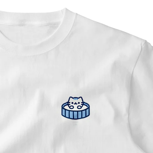 癒しの猫湯 ワンポイントTシャツ