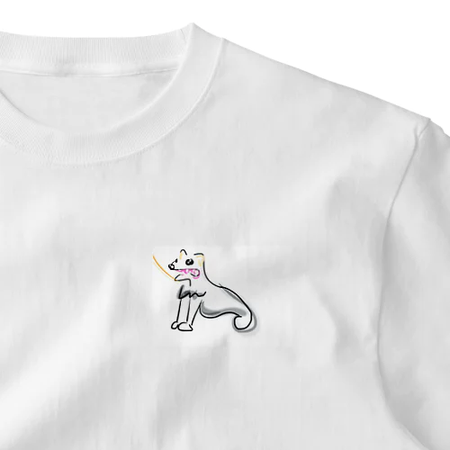 飼い主さんへの視線キラキラ！ One Point T-Shirt