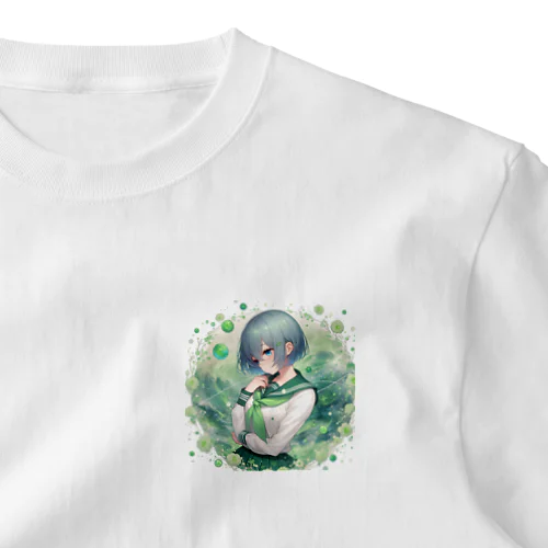 翠と緑 ワンポイントTシャツ