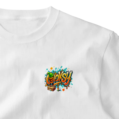 Cooksy Action Spray One Point T-Shirt