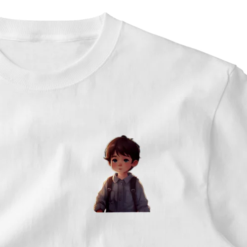 ヤンチャな少年 ワンポイントTシャツ