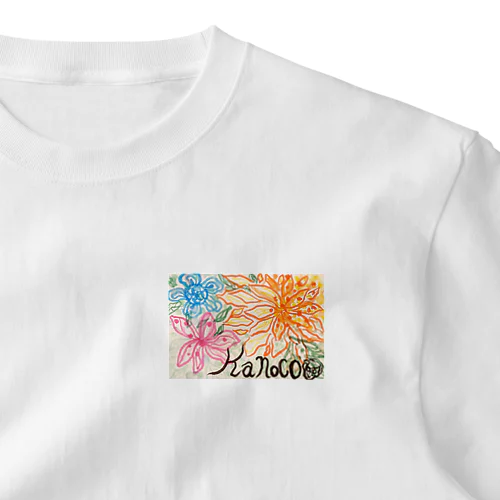 flowerドットsisters ワンポイントTシャツ