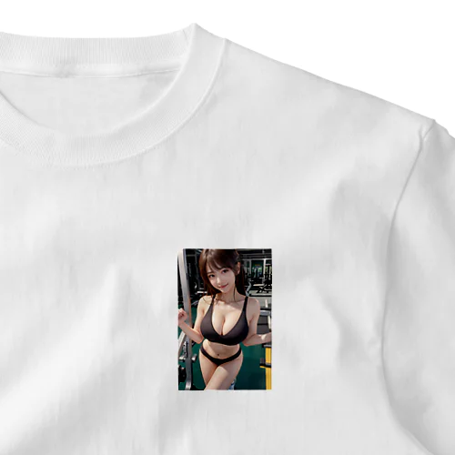 スポーツ女子 ワンポイントTシャツ