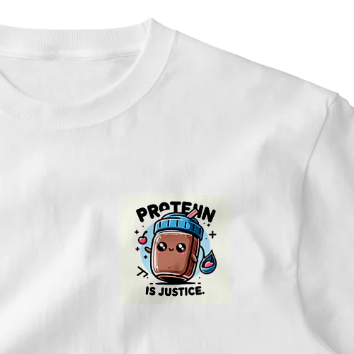 プロテインは正義 One Point T-Shirt