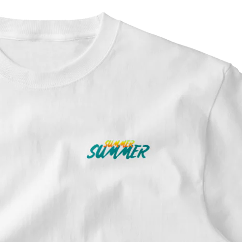 夏 ワンポイントTシャツ