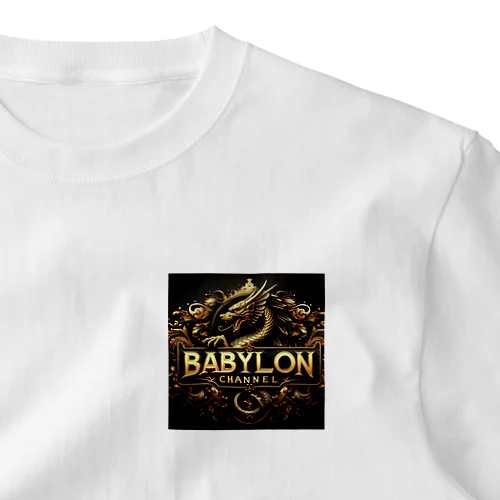 Babylon channel  Dragon GOLD ワンポイントTシャツ