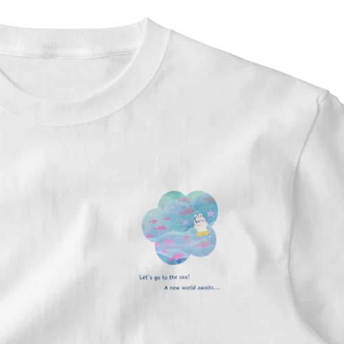 うさぎの大冒険 One Point T-Shirt