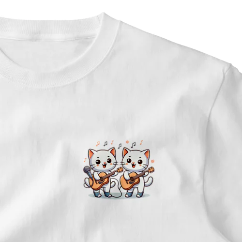 ねこコーラス 12 ワンポイントTシャツ