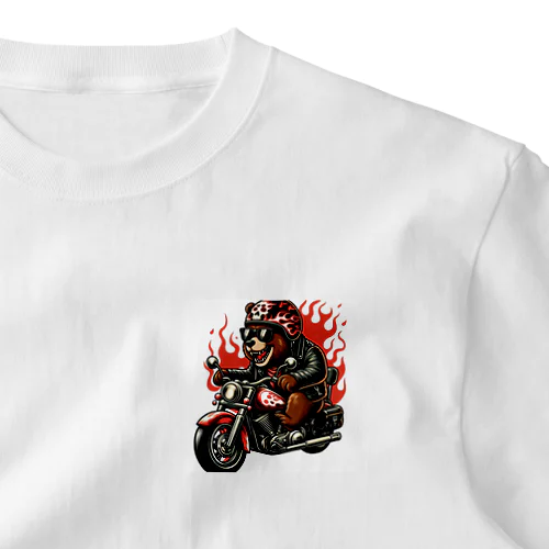 Kuma.Biker ワンポイントTシャツ