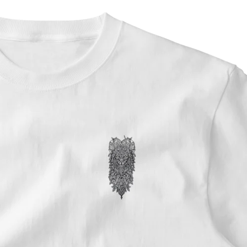 マンダラ柄ペイズリーTシャツ One Point T-Shirt