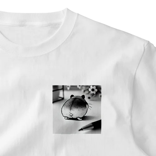 ハムケツ〜鉛筆タッチ〜 One Point T-Shirt