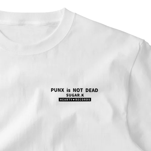 PUNX-出会い系【背中-②】-【白系】 ワンポイントTシャツ