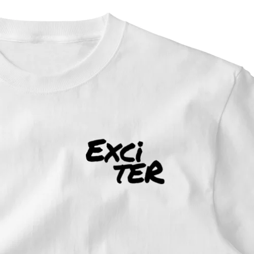  Exciter(文字バージョン) Black ワンポイントTシャツ