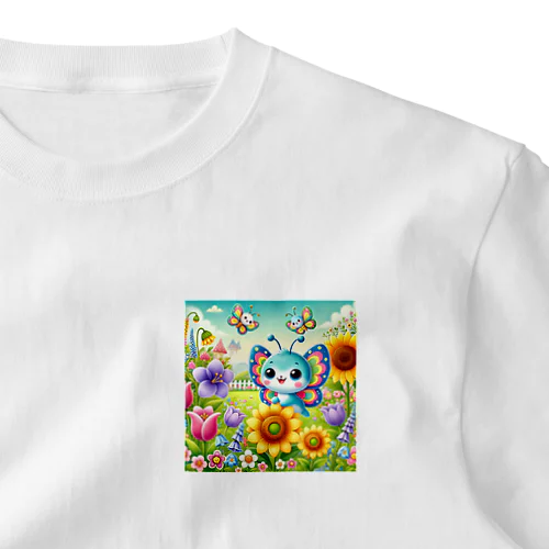 🦋ちょうちょの大冒険グッズコレクション🌼✨ ワンポイントTシャツ