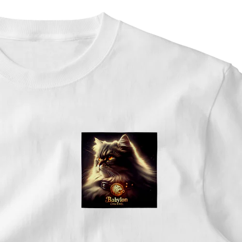 Persian Cat　Babylon channel One Point T-Shirt