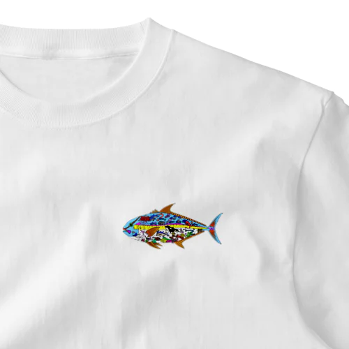 🐟「かんぱちくん」 ワンポイントTシャツ