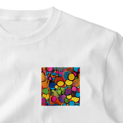 ポップアート ワンポイントTシャツ