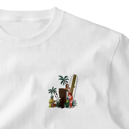 The Grandpa in Hawaii One Point T-Shirt