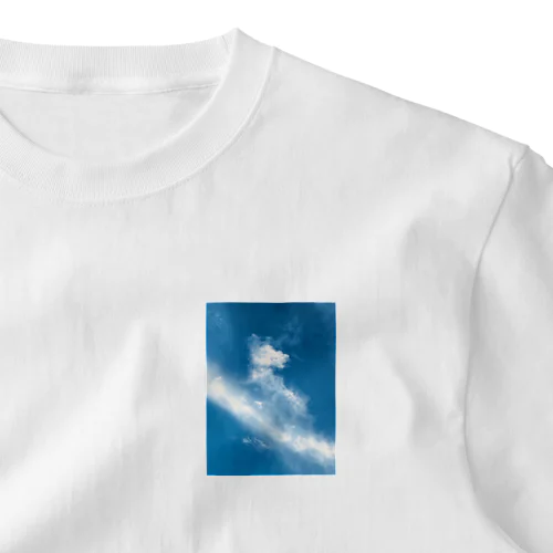 Climbing the clouds One Point T-Shirt