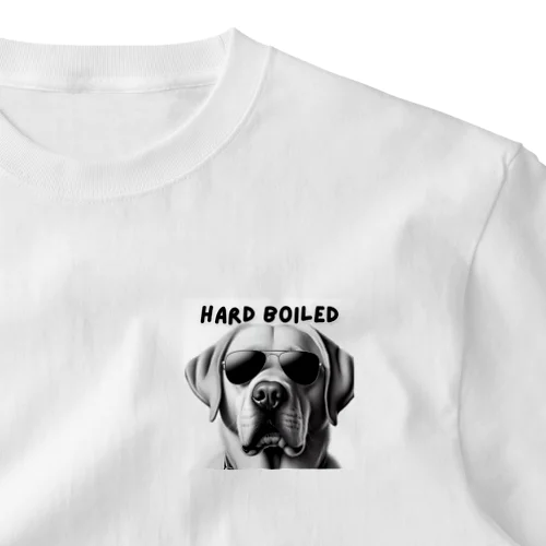 ハードボイルド犬ラブラドール ワンポイントTシャツ