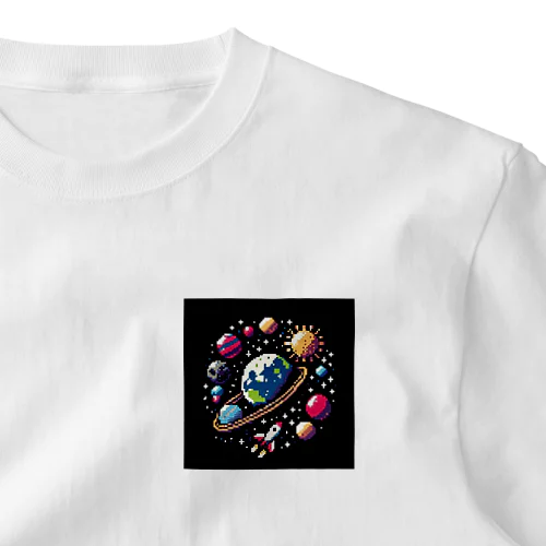 空想の地球 ワンポイントTシャツ