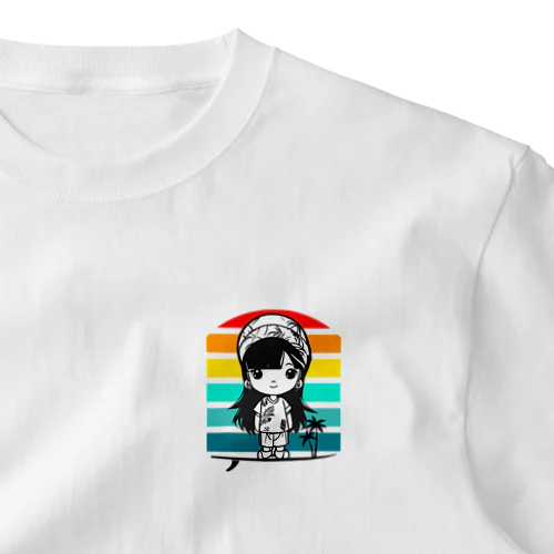 ハワイアンゆるキャラちゃん ワンポイントTシャツ