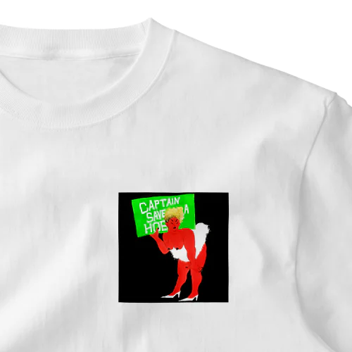 captain save a hoe◾️ One Point T-Shirt