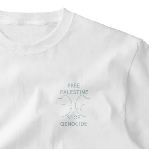 Free Palestina Donation Goods ワンポイントTシャツ