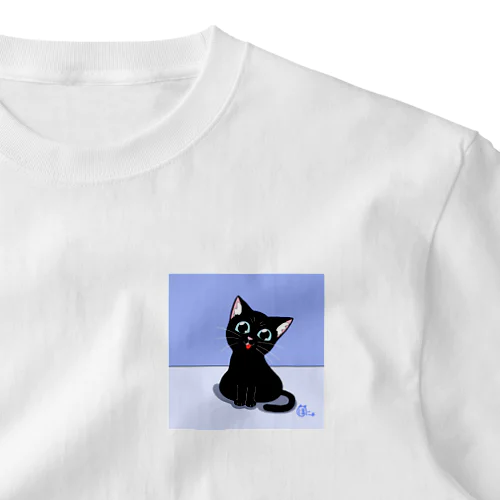 黒猫好きさんに捧ぐ ワンポイントTシャツ