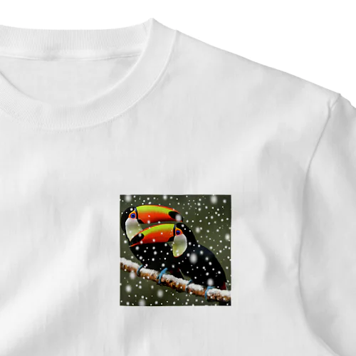 オニオオハシ　冬 ワンポイントTシャツ