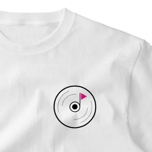 音符CD(ピンク) One Point T-Shirt