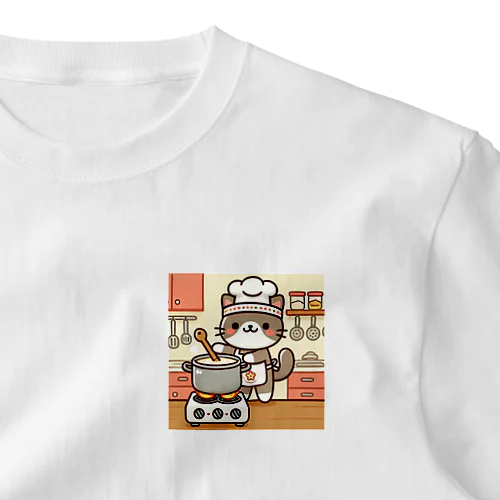 クッキングキャット ワンポイントTシャツ