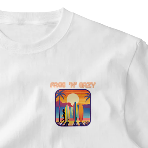  FREE 'N' EAZY  Tropical1 One Point T-Shirt