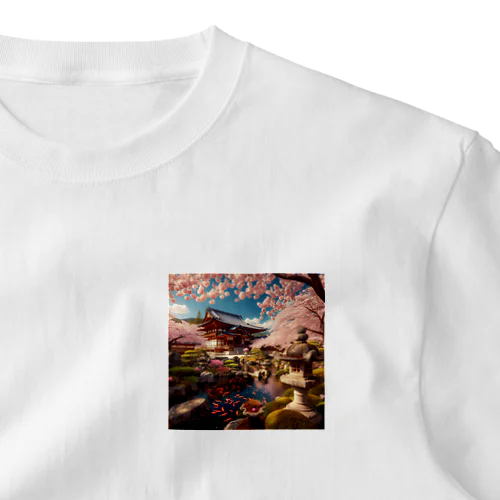 Sakura in Japan One Point T-Shirt