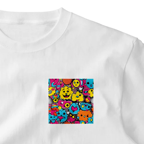 ポップアート ワンポイントTシャツ