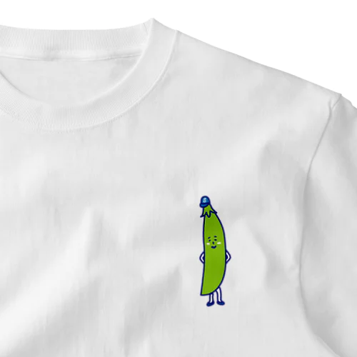 塩ゆでえんどう豆くん：ワンポイントAtype One Point T-Shirt