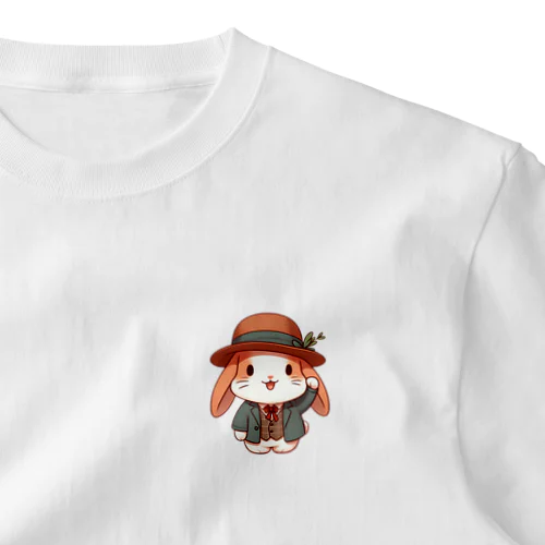 キュンキュンうさぎ ワンポイントTシャツ