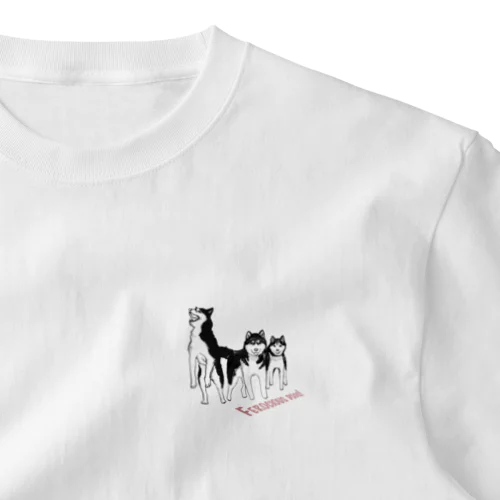 Ferocious dogs！　凶暴な犬たち ワンポイントTシャツ